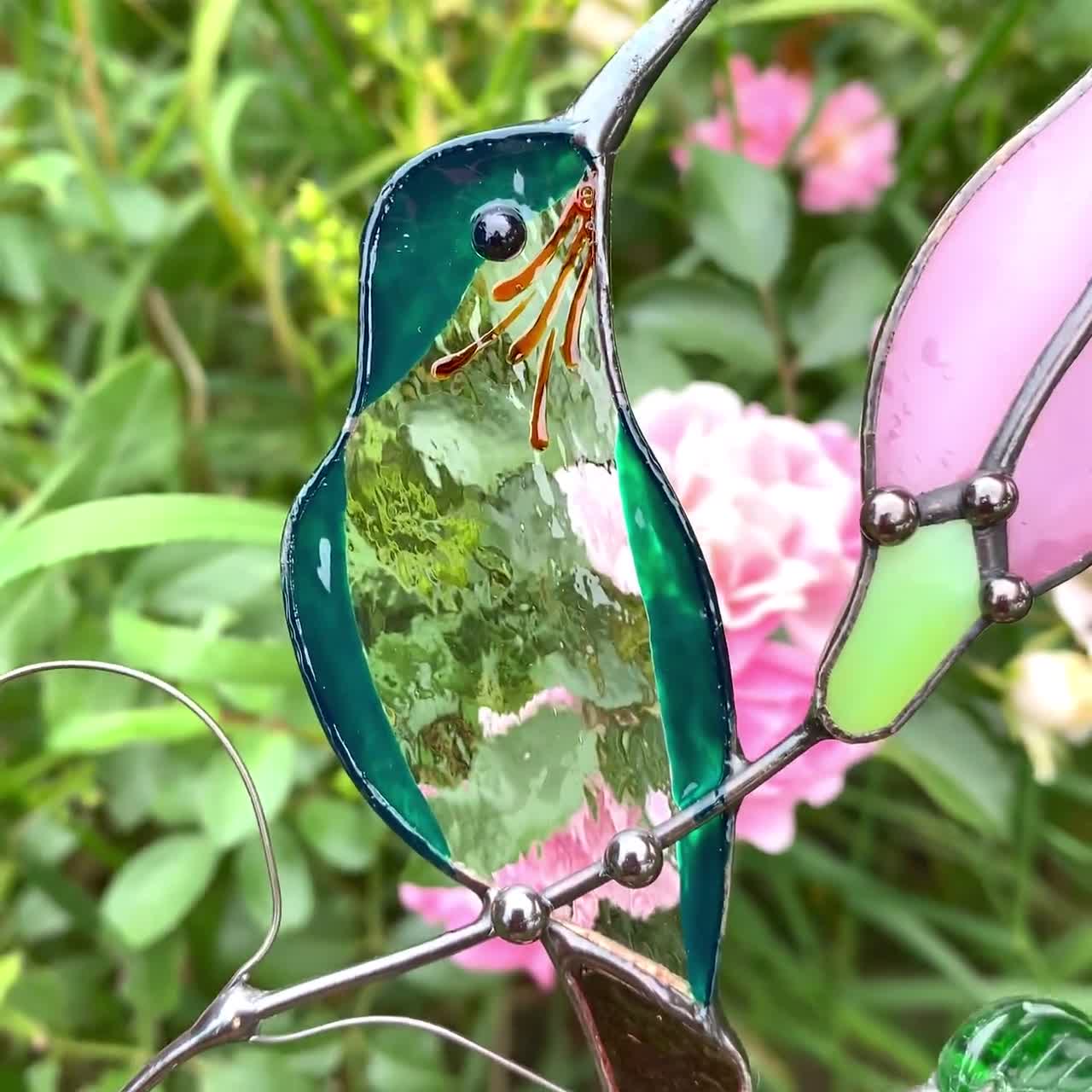 Stained Glass Hummingbird Mothers Day gift