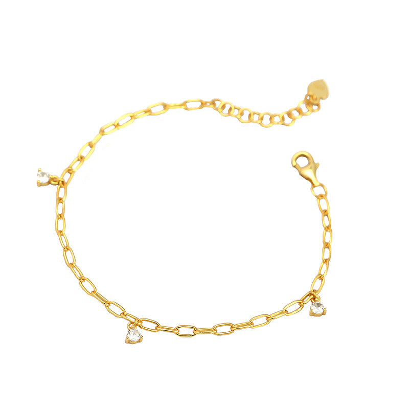 【SilverA3】 925 Sterling Silver Anklet