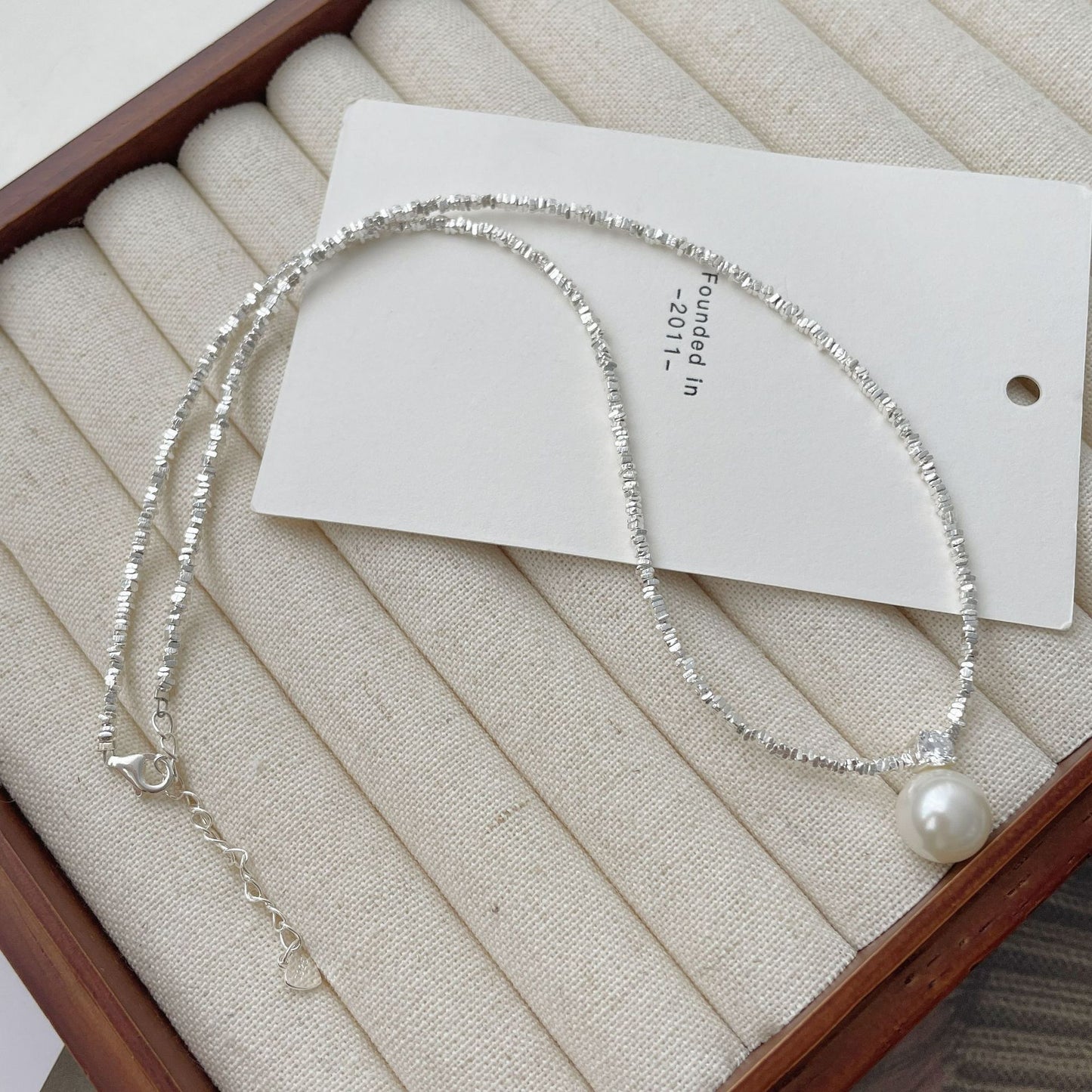 【SilverN12】 925 Sterling Silver Necklace - MOTEMCO