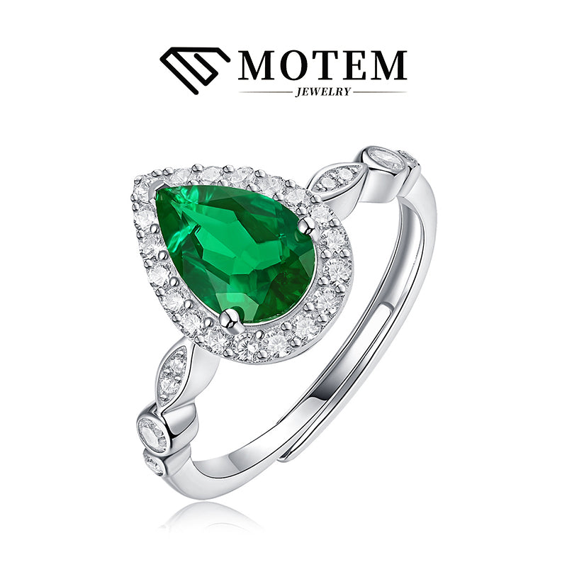 【R18 Customized Version】 925 Sterling Silver Moissanite Rings - MOTEMCO