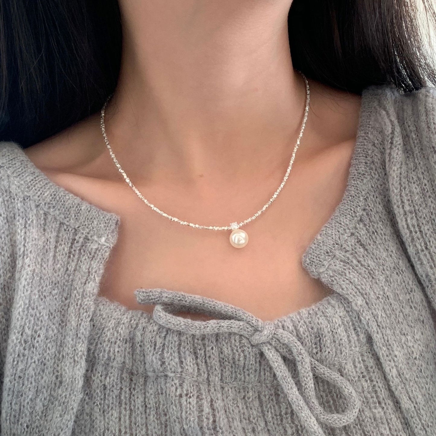 【SilverN12】 925 Sterling Silver Necklace - MOTEMCO