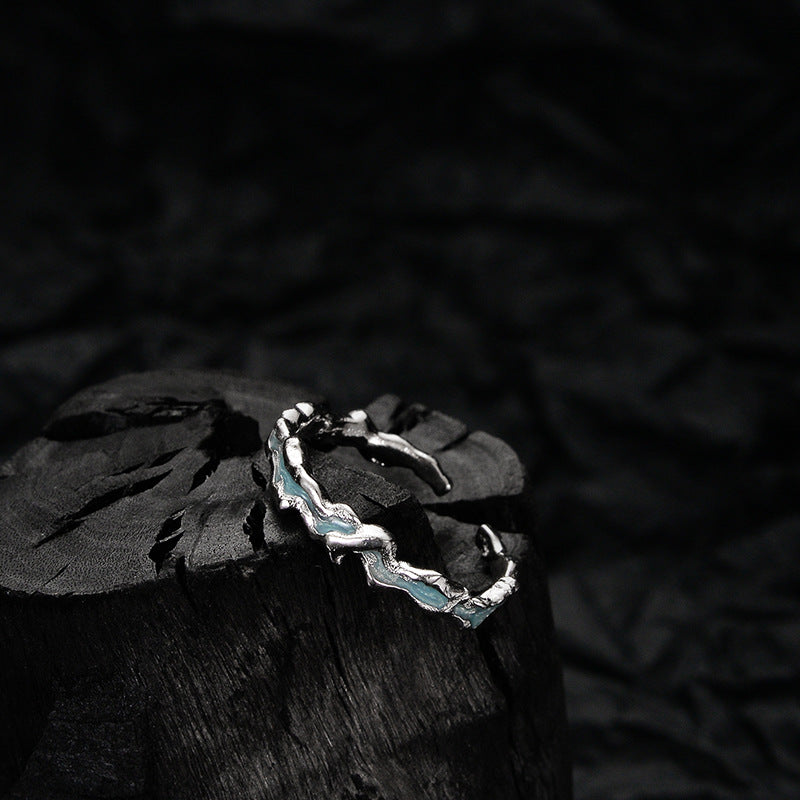 【SilverR2 Mountains & Valleys】 925 Sterling Silver Rings