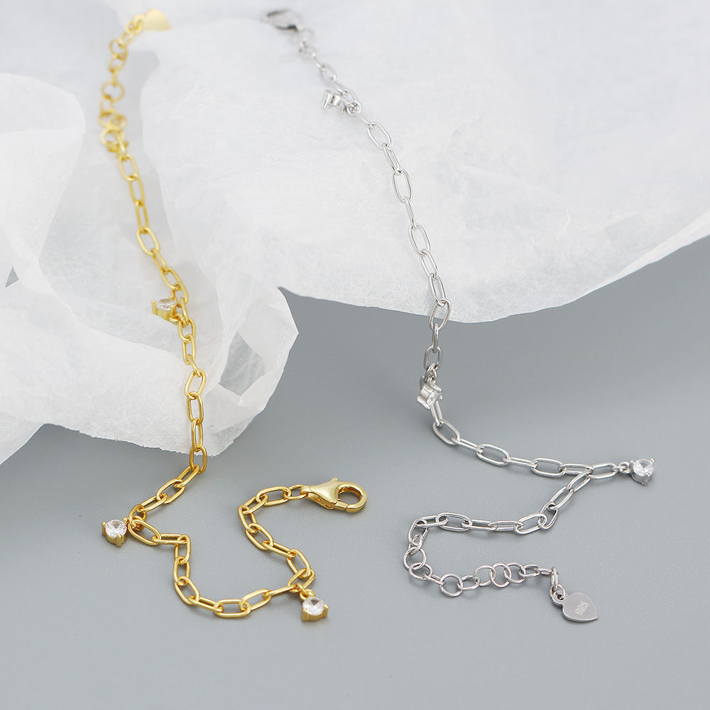 【SilverA3】 925 Sterling Silver Anklet