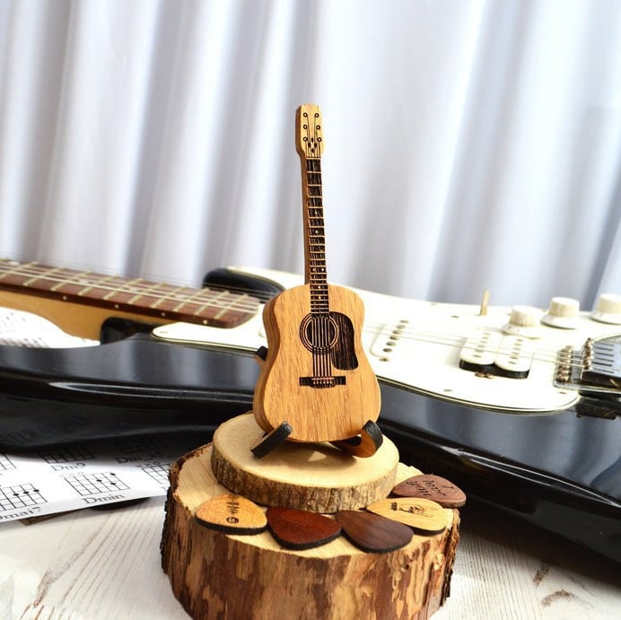 Best Gift🎁Wooden Acoustic Guitar Pick Box🎸LAST DAY 59% OFF⏰